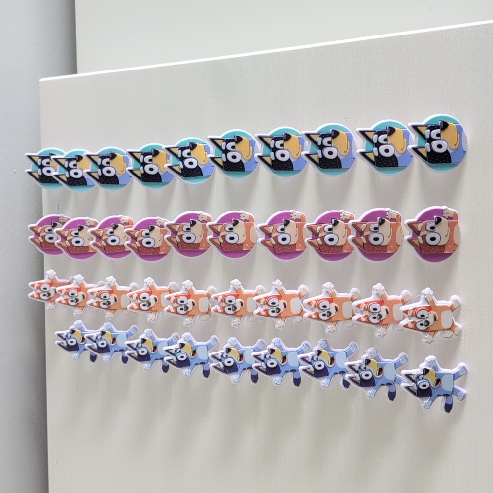 Bluey Cupcake Rings - Picture 3 of 7